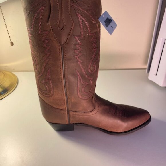 Smoky Mountain Women's Leather Cowboy Boots Size 7 Brand new - Picture 3 of 5